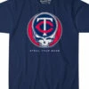 MLB Minnesota Twins Steal Your Base Navy Athletic T-Shirt -MLB Shop GC127f 49356.1569264582