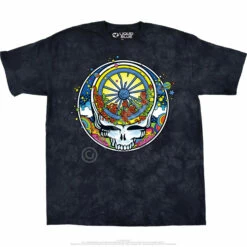 SYF Wheel & Roses T-Shirt -MLB Shop GD0013SSD01f 11215.1664582185