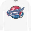 Label Long Sleeve T-Shirt -MLB Shop GD0022LSWHTf 86424.1664574773