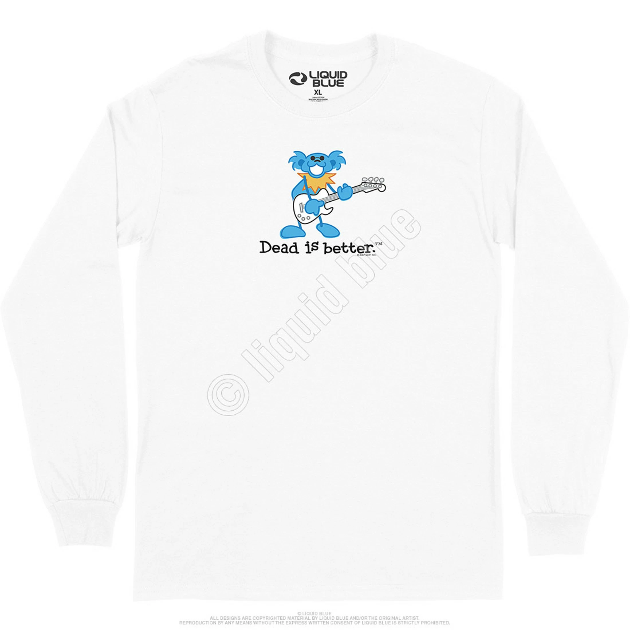 Guitar Dead Is Better Long Sleeve T-Shirt 18 Guitar Dead Is Better Long Sleeve T-Shirt - Image 16