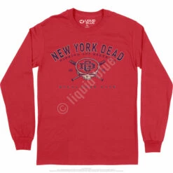 NY Dead Long Sleeve T-Shirt 12 NY Dead Long Sleeve T-Shirt -MLB Shop GD0040LSREDf 70773.1668270404