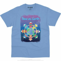 Peace On Earth T-Shirt -MLB Shop GD0052SSCRBf 05363.1669597937