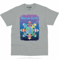 Peace On Earth T-Shirt -MLB Shop GD0052SSGVLf 82959.1669597937