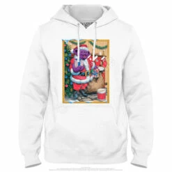 Santa Bear Hoodie -MLB Shop GD0053HDWHTf 57490.1669597527