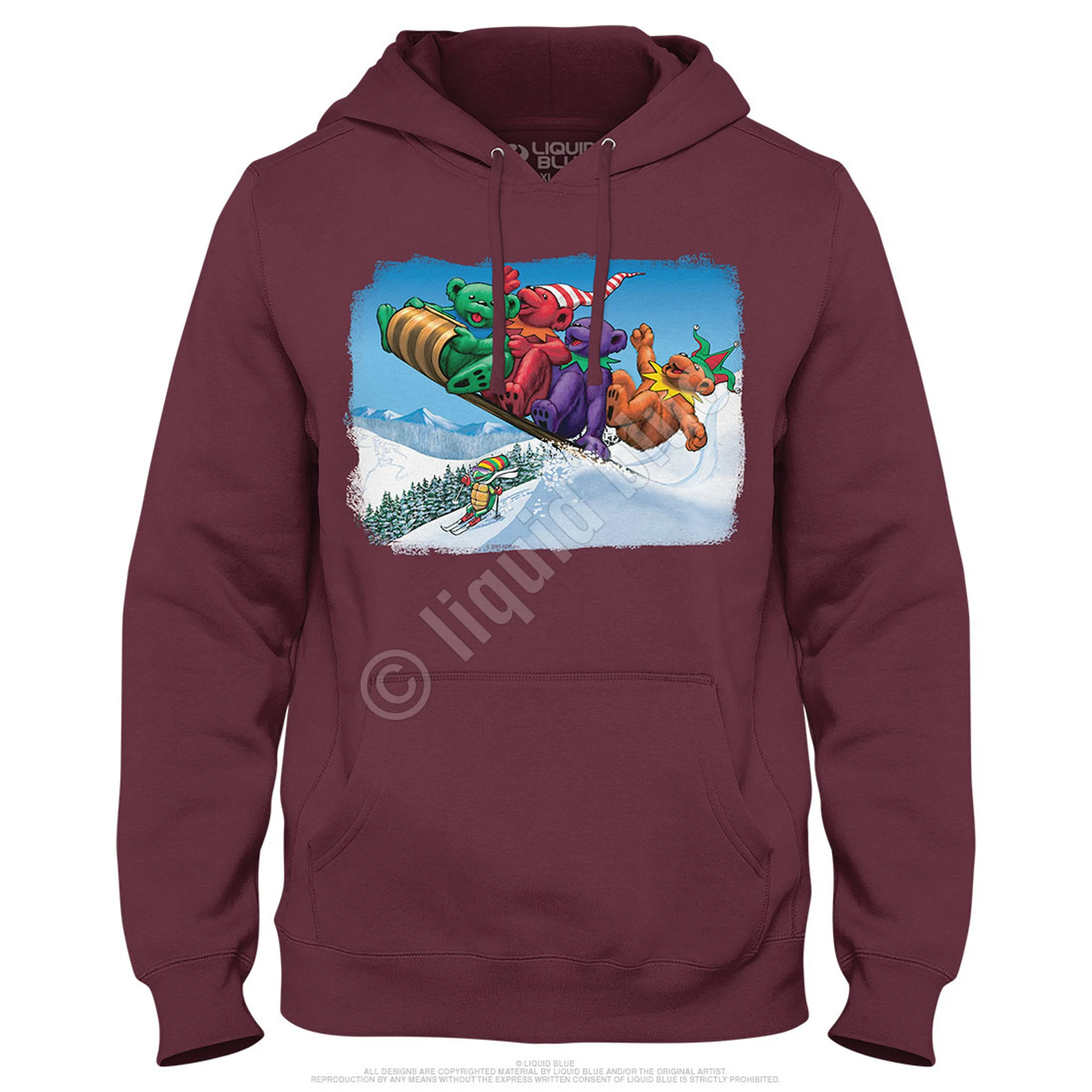 Toboggan Bears Hoodie 4 Toboggan Bears Hoodie - Image 2