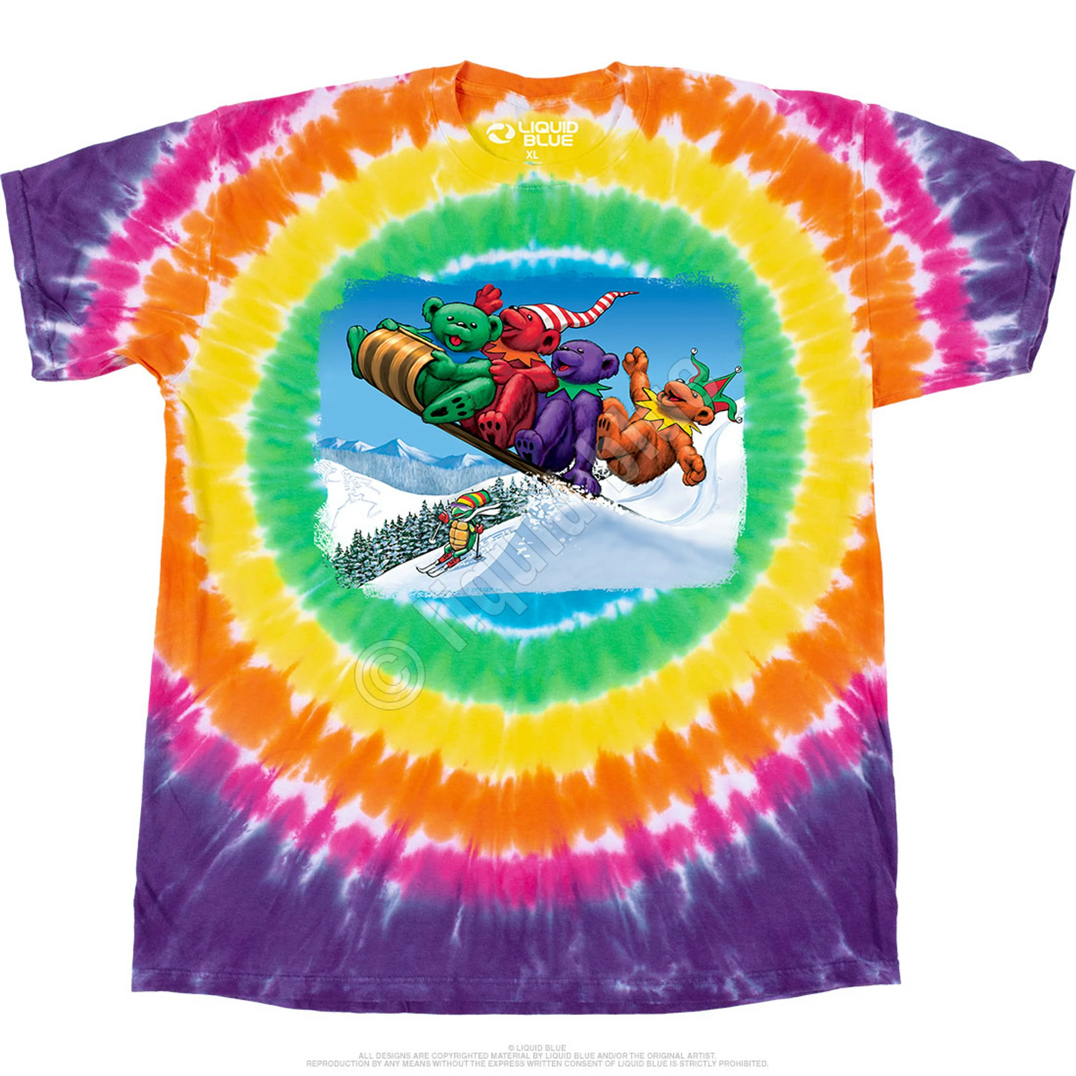 Toboggan Bears T-Shirt 4 Toboggan Bears T-Shirt - Image 2