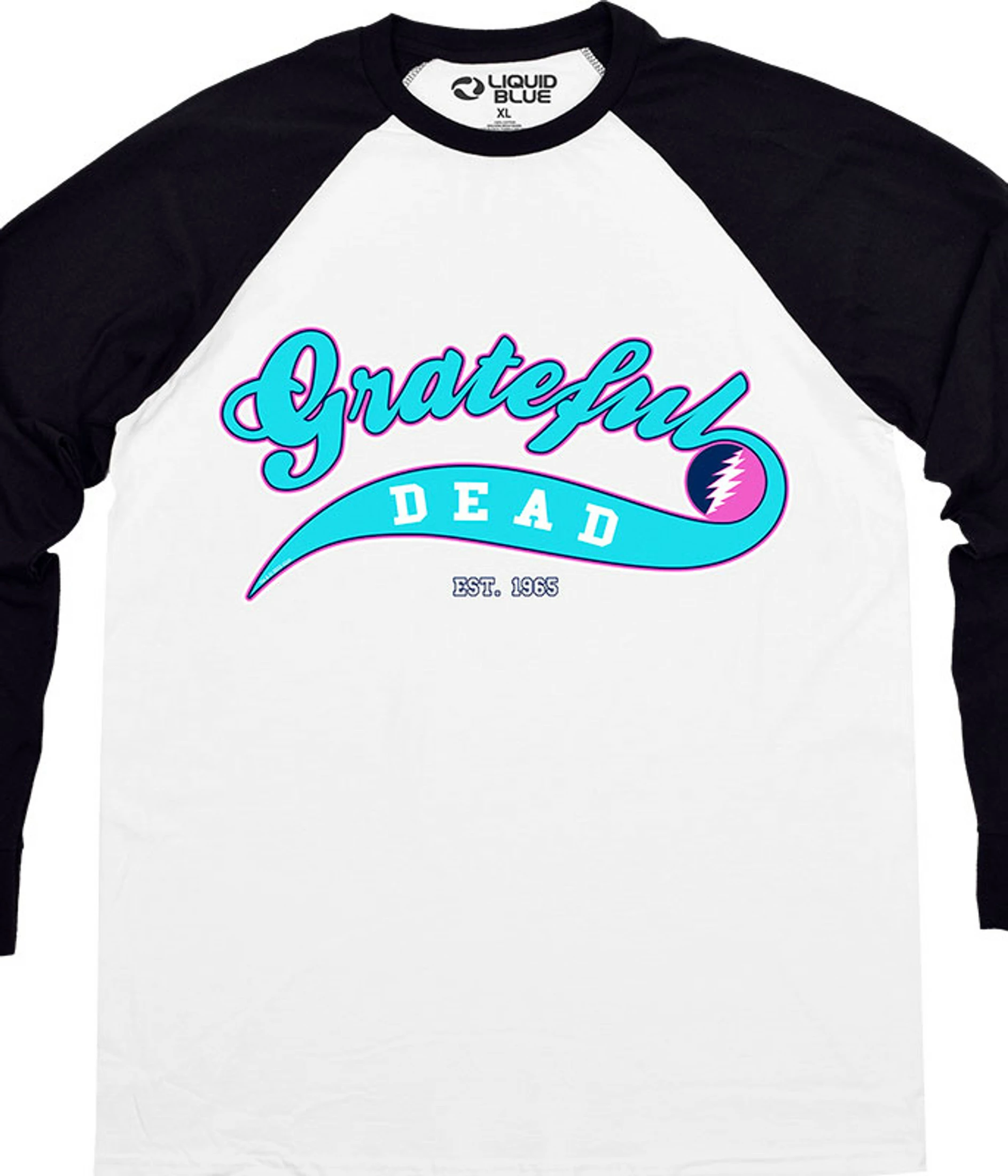 Ballpark Cyan Long Sleeve T-Shirt 3 Ballpark Cyan Long Sleeve T-Shirt