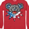 Patriot Bear Head Long Sleeve T-Shirt 2 Patriot Bear Head Long Sleeve T-Shirt -MLB Shop GD0072LSREDf 61102.1686508725