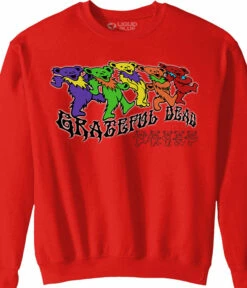 Trippy Bears Red Sweatshirt