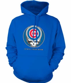MLB Chicago Cubs Steal Your Base Blue Hoodie