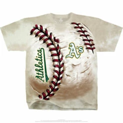 MLB Oakland Athletics Hardball Tie-Dye T-Shirt -MLB Shop HB102f 55442.1421873189