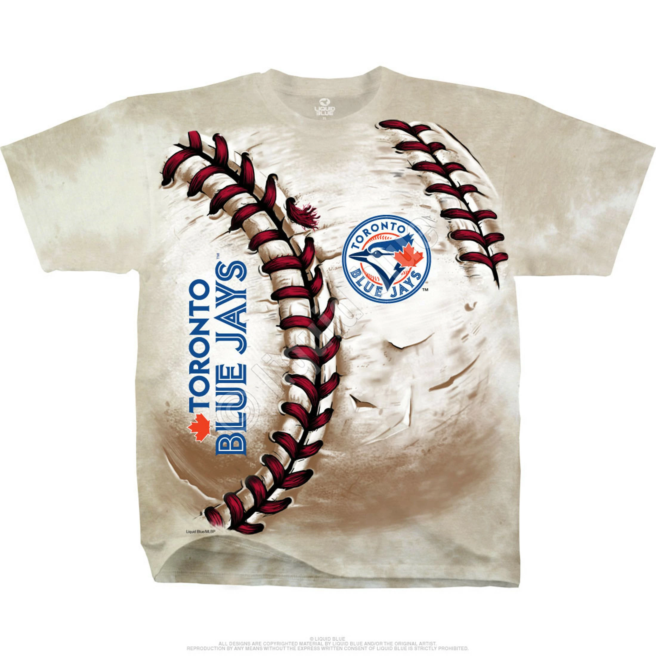 MLB Toronto Blue Jays Hardball Tie-Dye T-Shirt 4 MLB Toronto Blue Jays Hardball Tie-Dye T-Shirt - Image 2