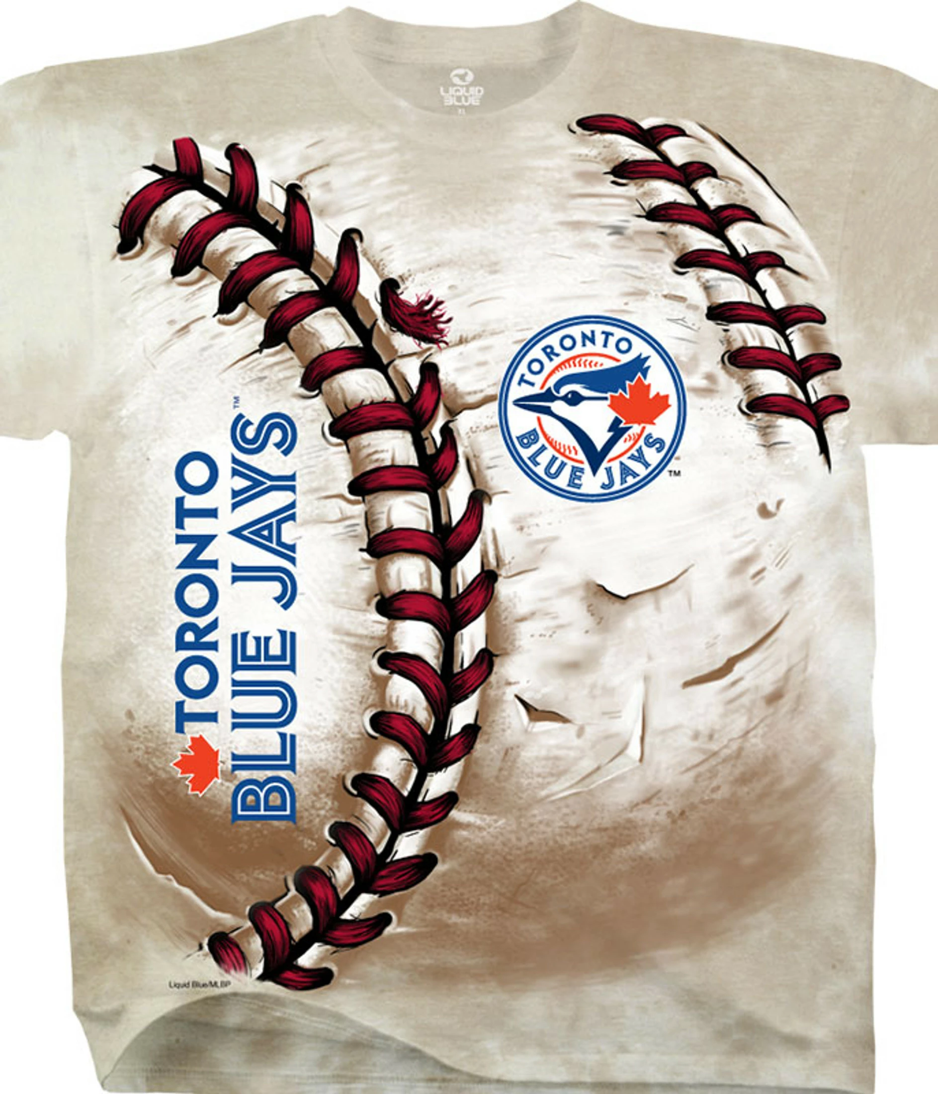 MLB Toronto Blue Jays Hardball Tie-Dye T-Shirt 3 MLB Toronto Blue Jays Hardball Tie-Dye T-Shirt