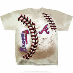 MLB Atlanta Braves Hardball Tie-Dye T-Shirt -MLB Shop HB104f 59521.1402075897