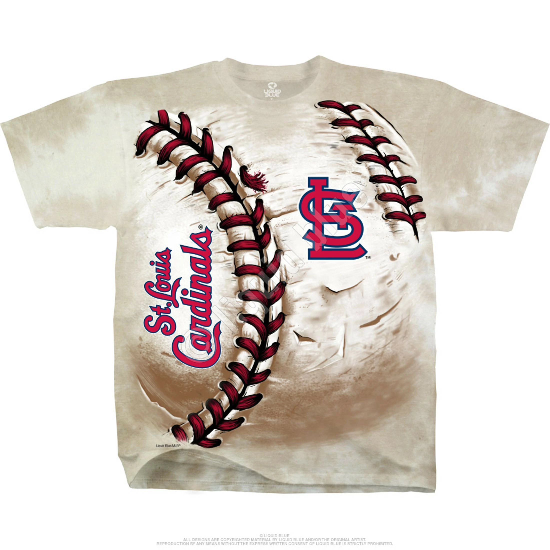 MLB St. Louis Cardinals Hardball Tie-Dye T-Shirt 4 MLB St. Louis Cardinals Hardball Tie-Dye T-Shirt - Image 2