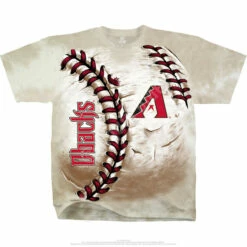 MLB Arizona Diamondbacks Hardball Tie-Dye T-Shirt -MLB Shop HB109f 44249.1421873456