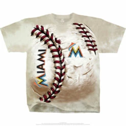 MLB Miami Marlins Hardball Tie-Dye T-Shirt -MLB Shop HB113f 45852.1455912228