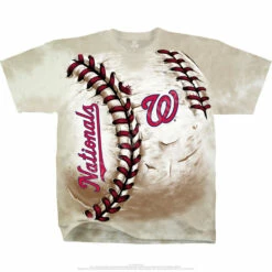 MLB Washington Nationals Hardball Tie-Dye T-Shirt -MLB Shop HB115f 24132.1402075901