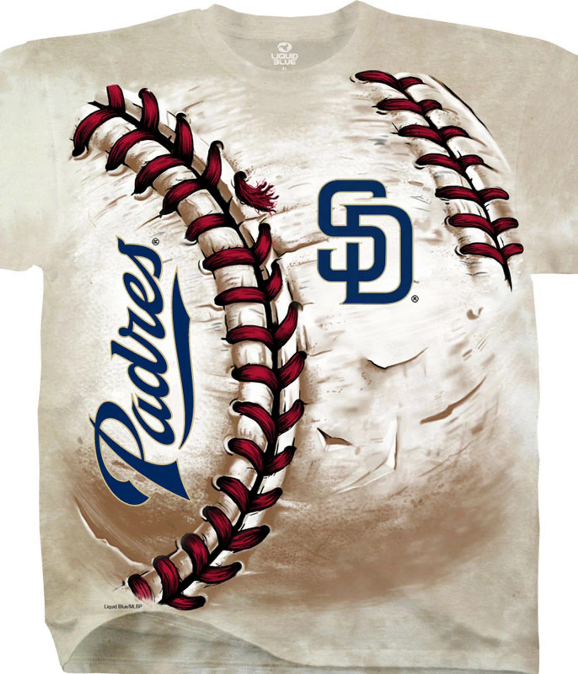 MLB San Diego Padres Hardball Tie-Dye T-Shirt 3 MLB San Diego Padres Hardball Tie-Dye T-Shirt