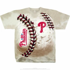MLB Philadelphia Phillies Hardball Tie-Dye T-Shirt -MLB Shop HB118f 01185.1402075902