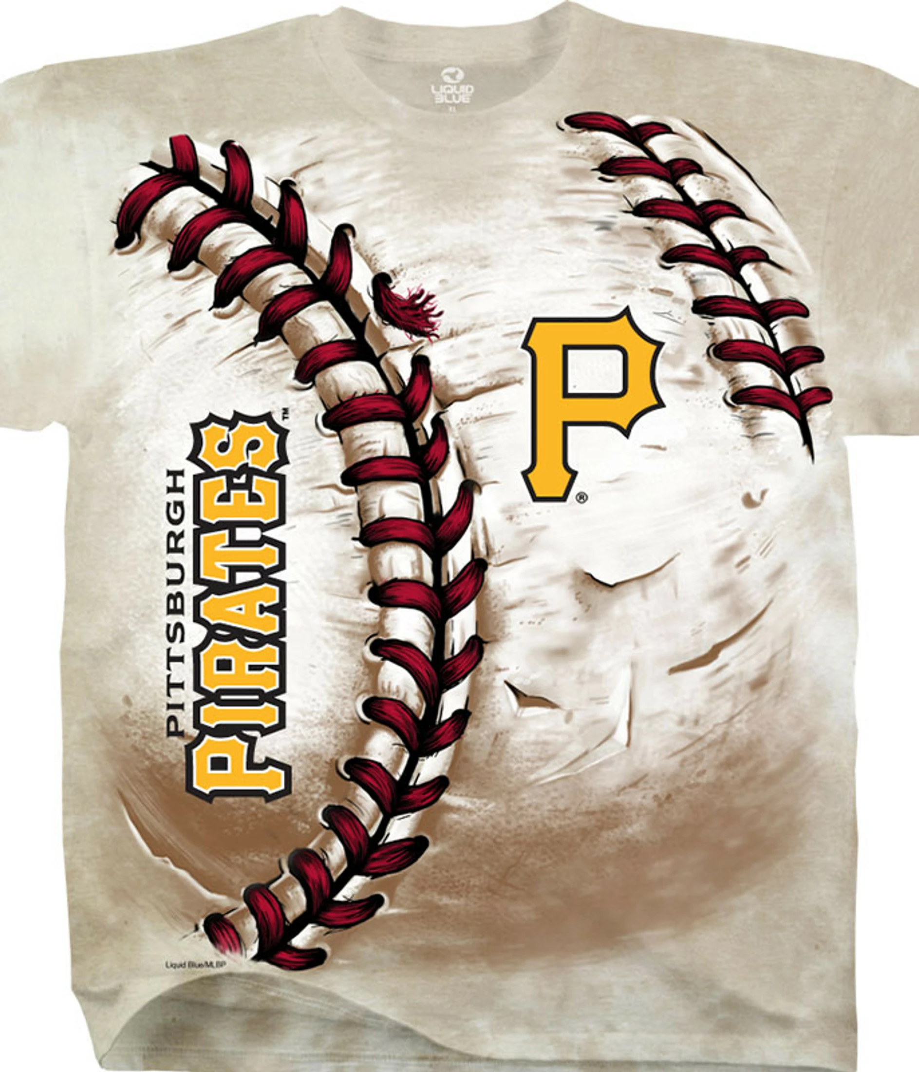 MLB Pittsburgh Pirates Hardball Tie-Dye T-Shirt 3 MLB Pittsburgh Pirates Hardball Tie-Dye T-Shirt