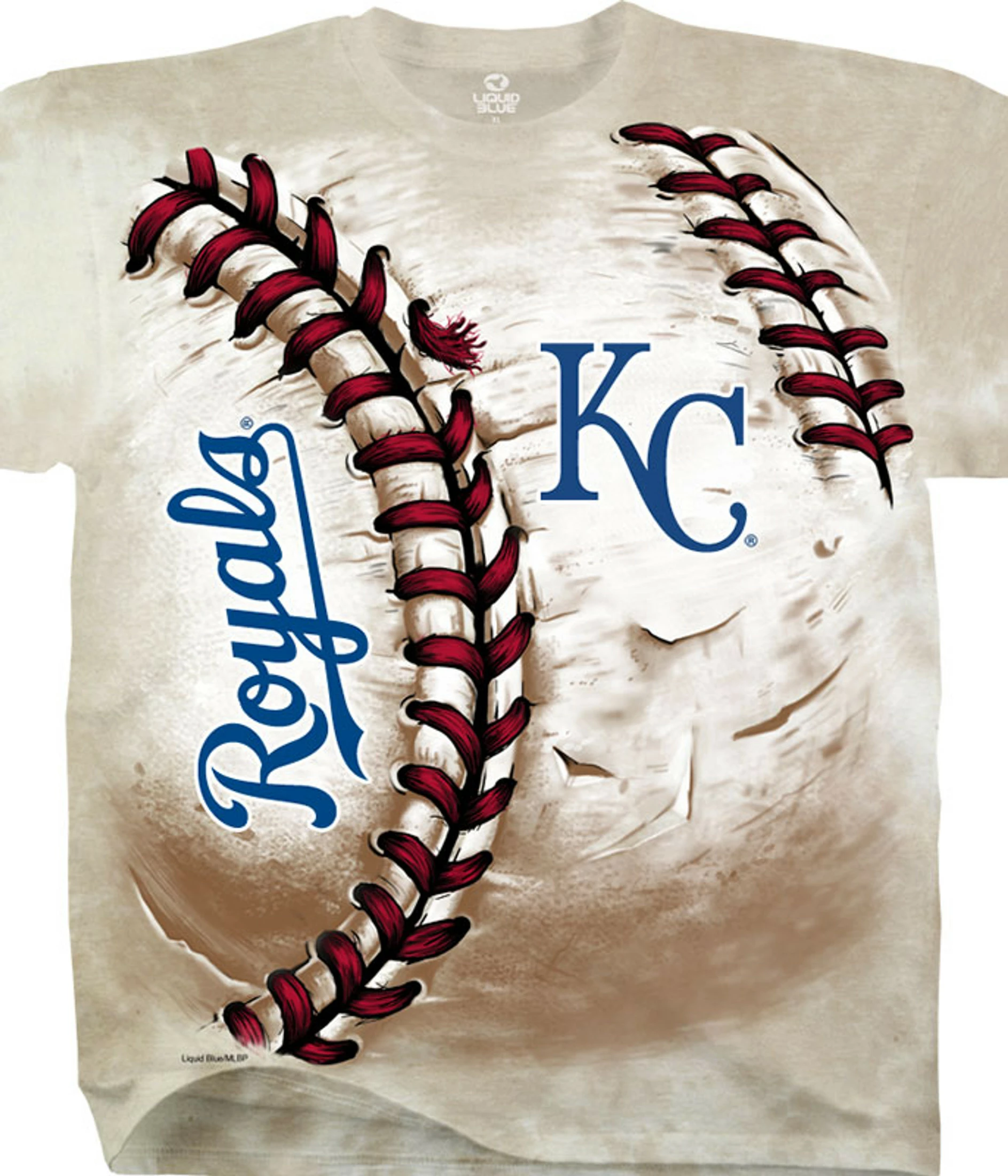 MLB Kansas City Royals Hardball Tie-Dye T-Shirt 3 MLB Kansas City Royals Hardball Tie-Dye T-Shirt