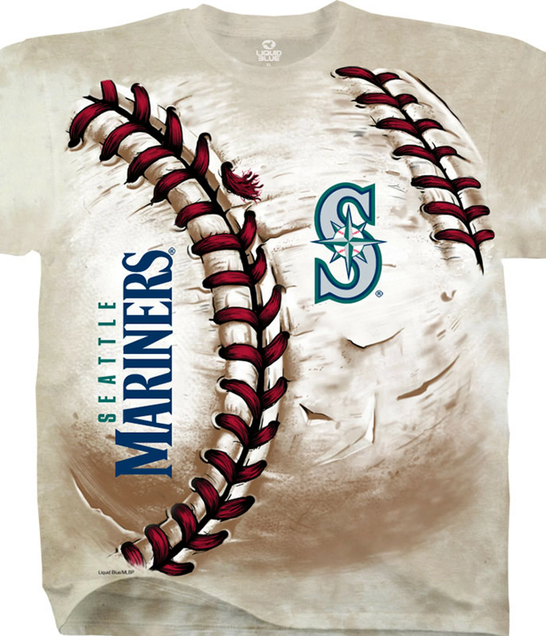MLB Seattle Mariners Hardball Tie-Dye T-Shirt 3 MLB Seattle Mariners Hardball Tie-Dye T-Shirt