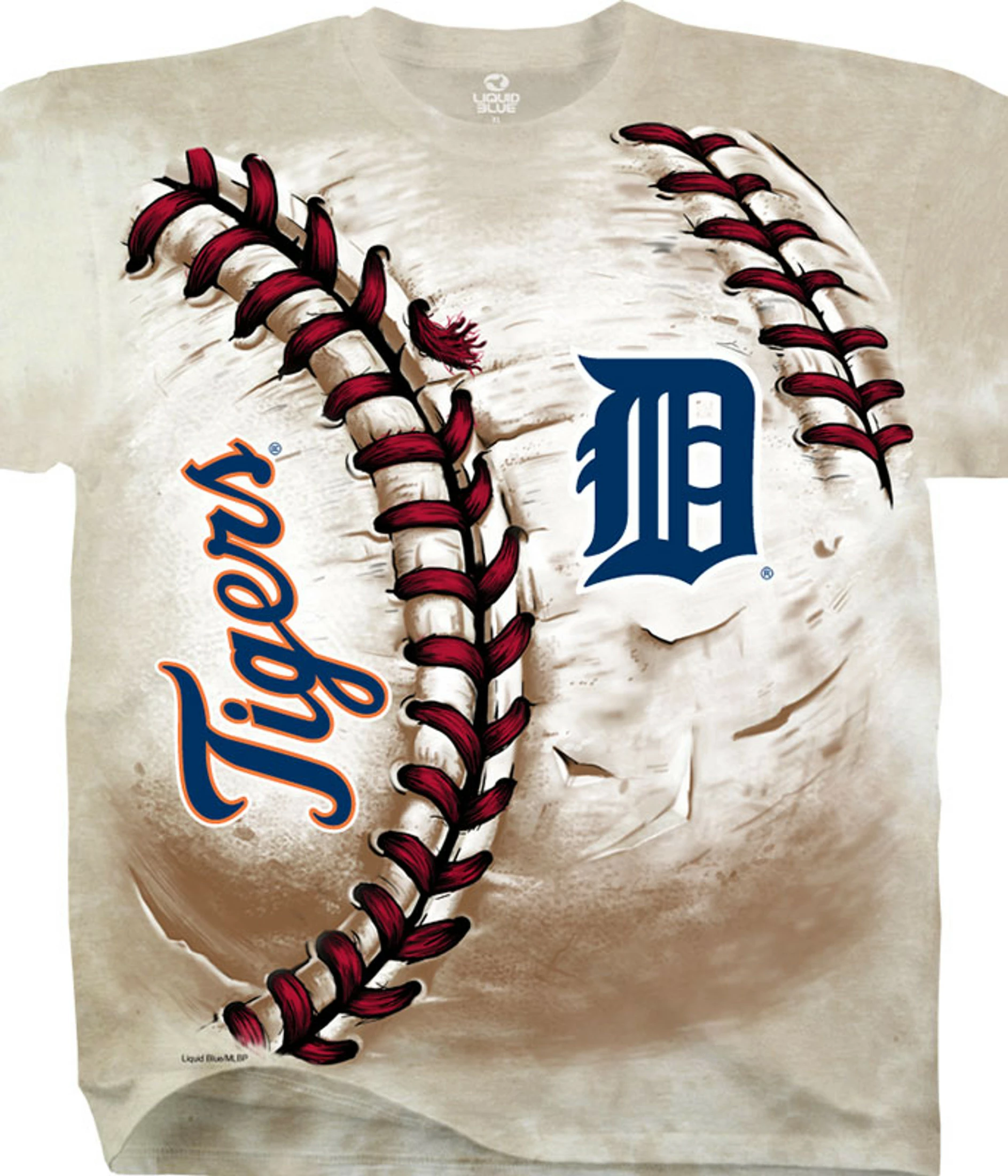 MLB Detroit Tigers Hardball Tie-Dye T-Shirt 3 MLB Detroit Tigers Hardball Tie-Dye T-Shirt
