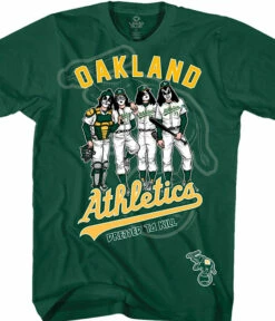 MLB Oakland Athletics Dressed To Kill Green T-Shirt