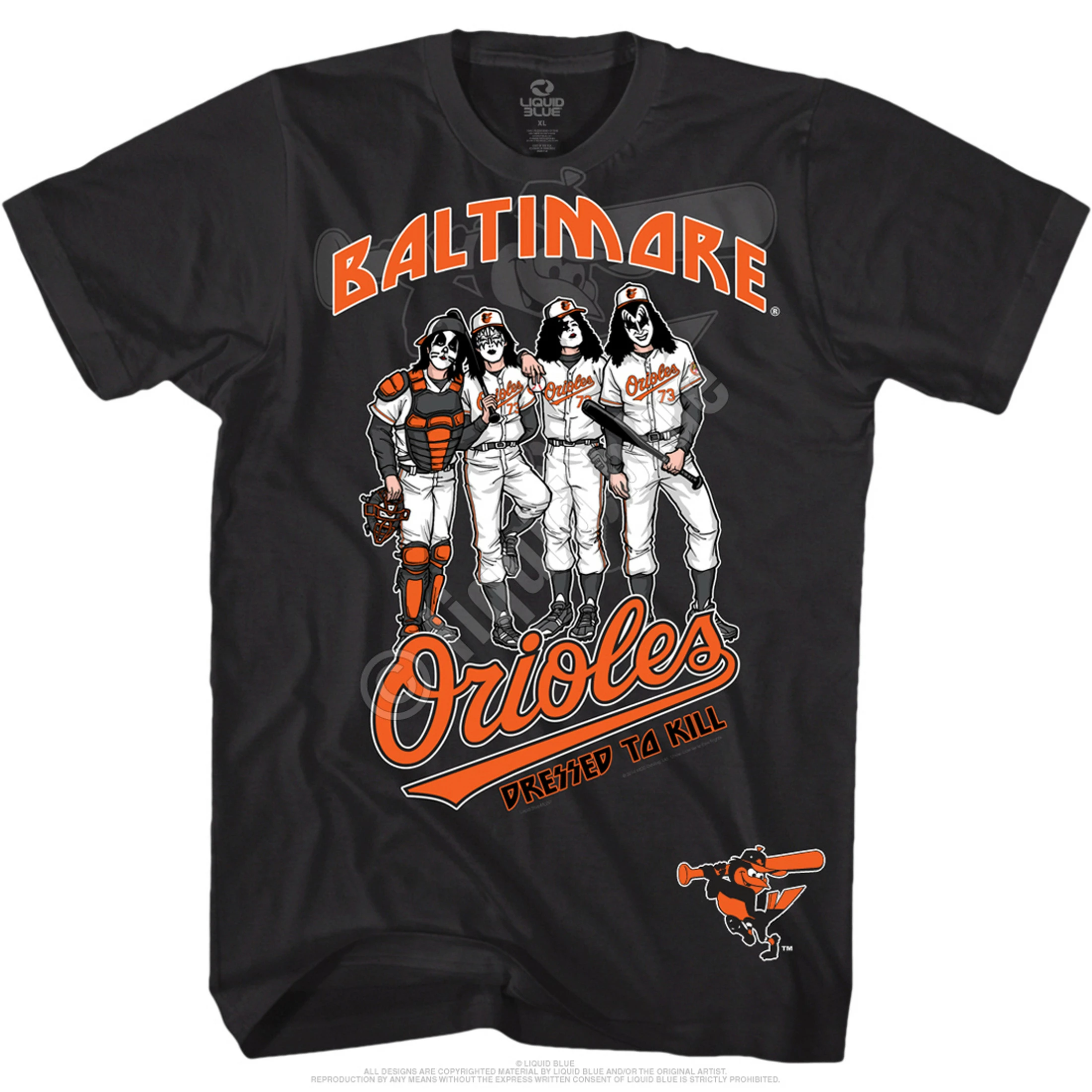 MLB Baltimore Orioles Dressed To Kill Black T-Shirt 4 MLB Baltimore Orioles Dressed To Kill Black T-Shirt - Image 2