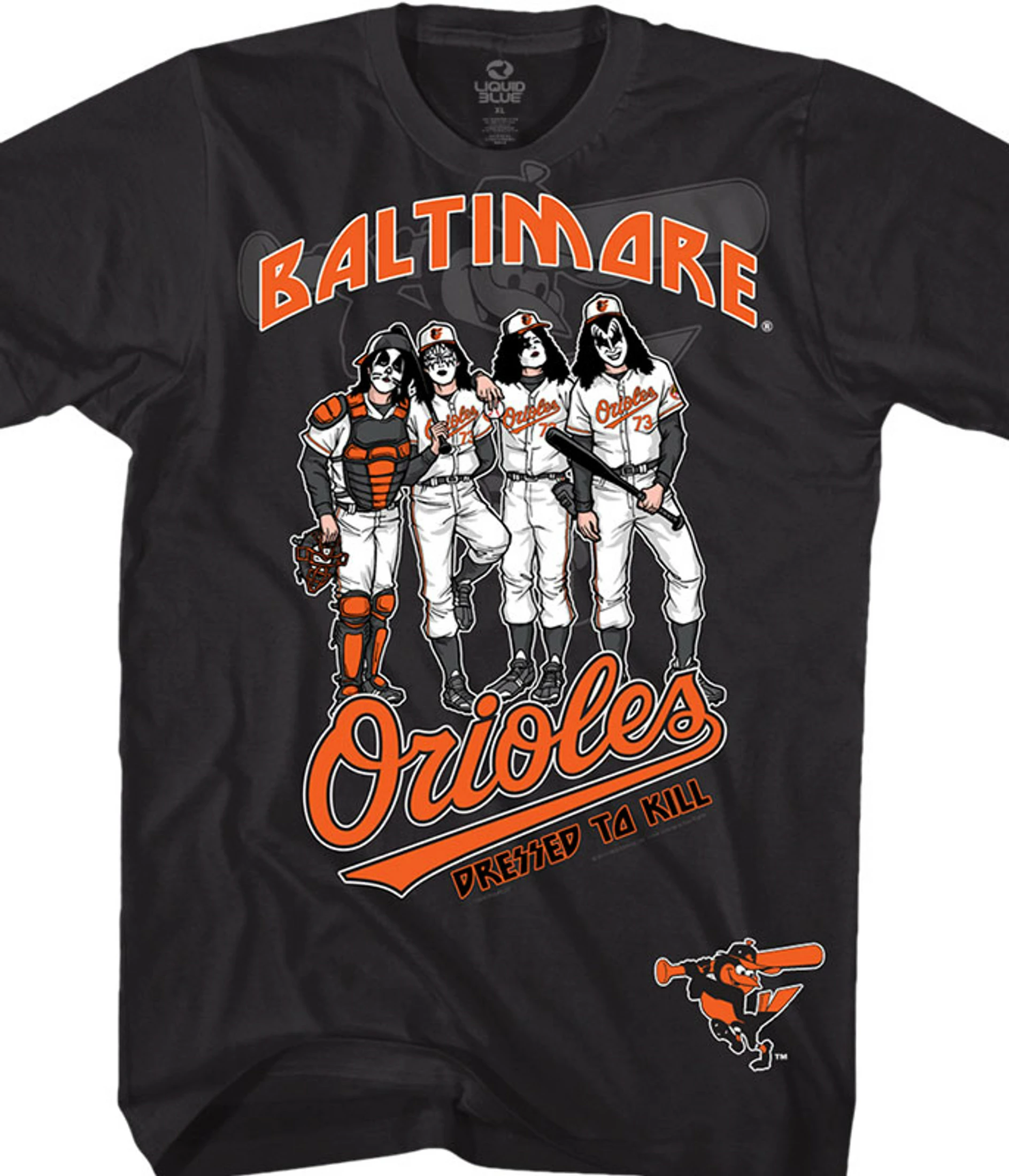 MLB Baltimore Orioles Dressed To Kill Black T-Shirt 3 MLB Baltimore Orioles Dressed To Kill Black T-Shirt