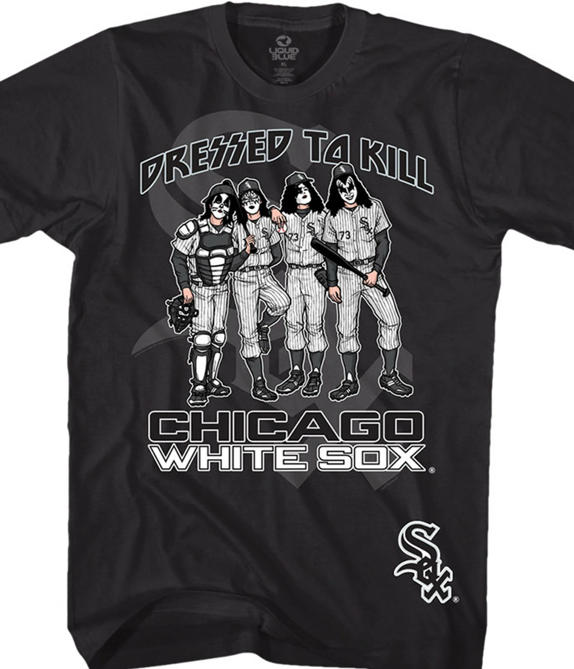 MLB Chicago White Sox Dressed To Kill Black T-Shirt 3 MLB Chicago White Sox Dressed To Kill Black T-Shirt