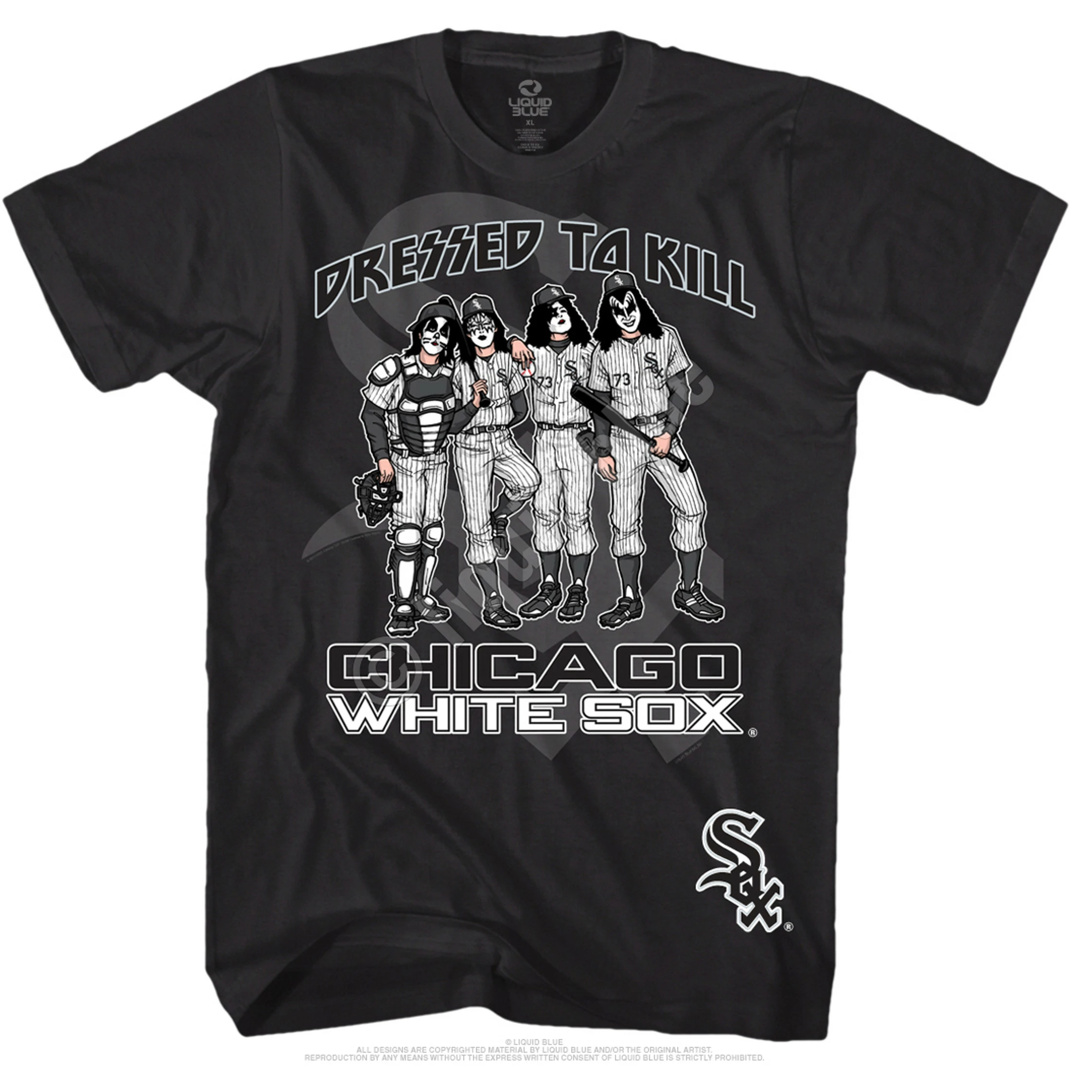 MLB Chicago White Sox Dressed To Kill Black T-Shirt 4 MLB Chicago White Sox Dressed To Kill Black T-Shirt - Image 2