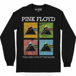 Pink Floyd Window Pane Long Sleeve T-Shirt -MLB Shop PF0001LSBLKf 22529.1664839626