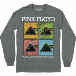 Pink Floyd Window Pane Long Sleeve T-Shirt -MLB Shop PF0001LSGPHf 09402.1664839626