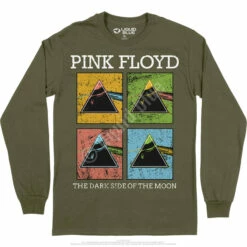 Pink Floyd Window Pane Long Sleeve T-Shirt -MLB Shop PF0001LSMLGf 13210.1664839626