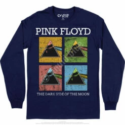 Pink Floyd Window Pane Long Sleeve T-Shirt -MLB Shop PF0001LSNAVf 08437.1664839626