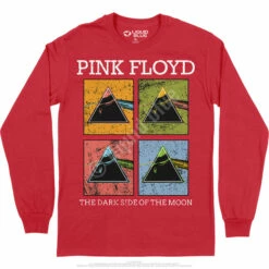 Pink Floyd Window Pane Long Sleeve T-Shirt -MLB Shop PF0001LSREDf 07965.1664839626