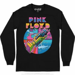 Pink Floyd WYWH Mod Long Sleeve T-Shirt -MLB Shop PF0002LSBLKf 98733.1664839867