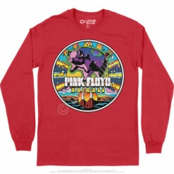 Pink Floyd Animals Mod Long Sleeve T-Shirt -MLB Shop PF0003LSREDf 98371.1669961593