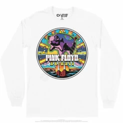 Pink Floyd Animals Mod Long Sleeve T-Shirt -MLB Shop PF0003LSWHTf 93079.1669961593