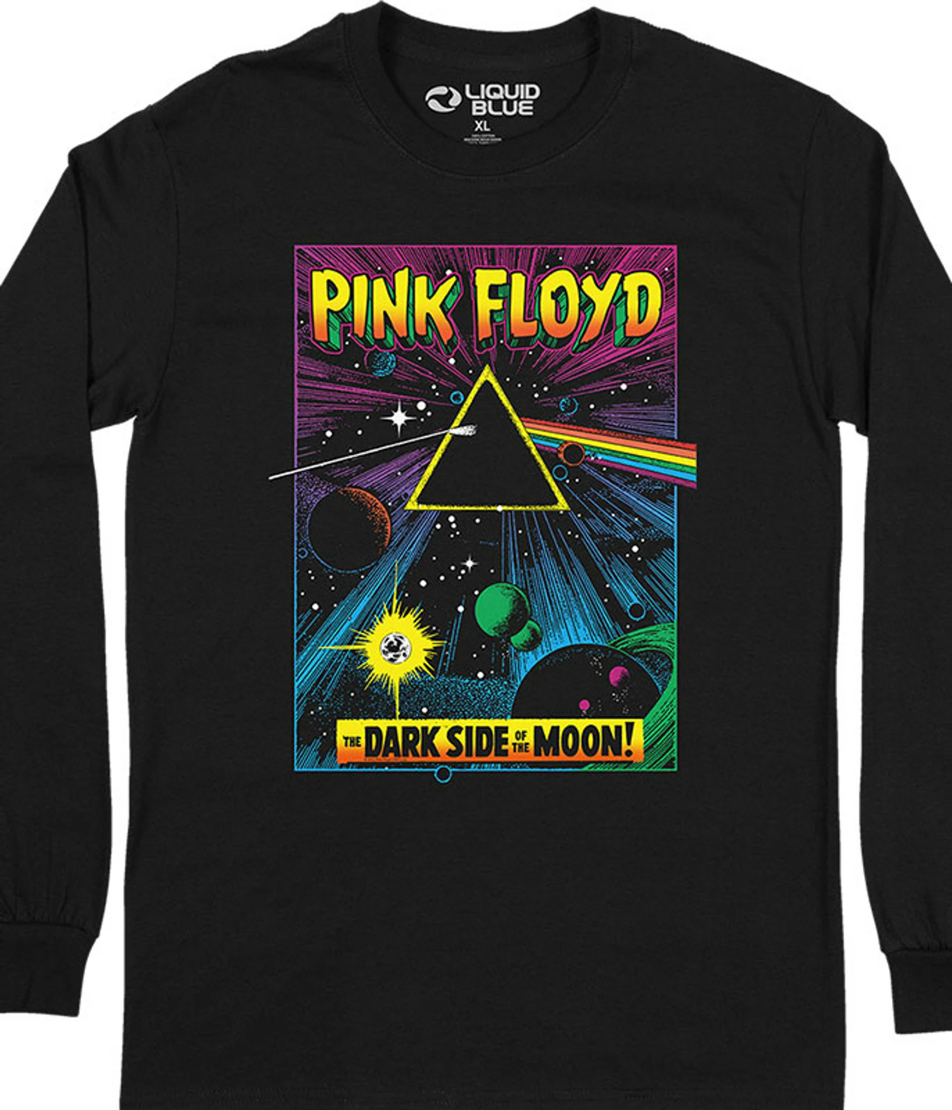 Pink Floyd Dark Side Pulp Long Sleeve T-Shirt 3 Pink Floyd Dark Side Pulp Long Sleeve T-Shirt