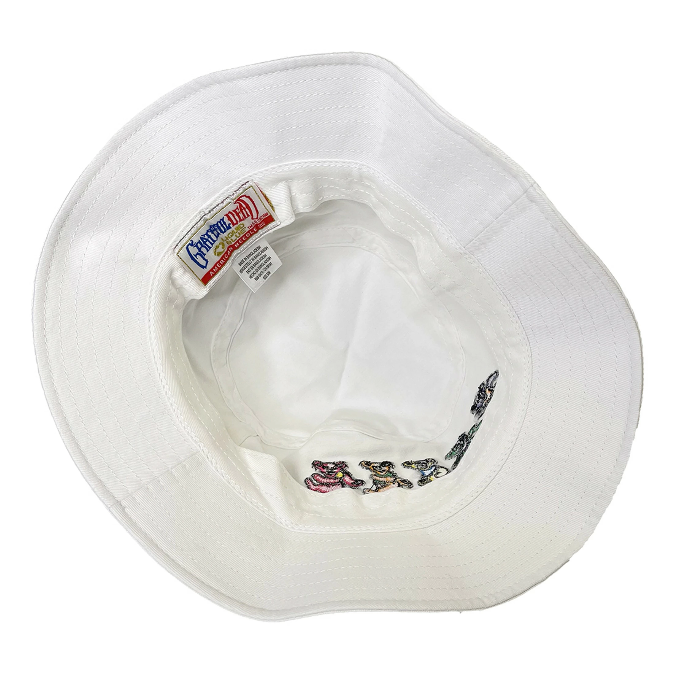 Dancin Bear White Bucket Hat 6 Dancin Bear White Bucket Hat - Image 4