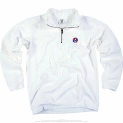 SYF 1/4 Zip Pullover Comfort Colors White Sweatshirt -MLB Shop RET22303f 66382.1617808435