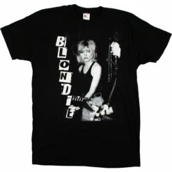Blondie Live Band Black T-Shirt 5 Blondie Live Band Black T-Shirt -MLB Shop RETBLLBf 44682.1389218732