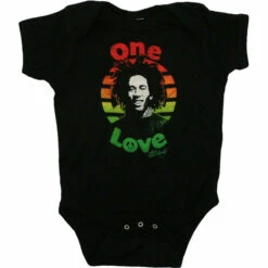 Marley One Love Black Onesie -MLB Shop RETBMOLOf 08123.1415658739