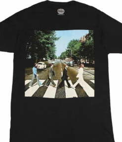 Beatles Abbey Road Black T-Shirt