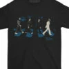 Beatles Abbey Stride Black T-Shirt