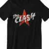 The Clash Star Logo Black T-Shirt -MLB Shop RETCLSLf 78401.1663171004