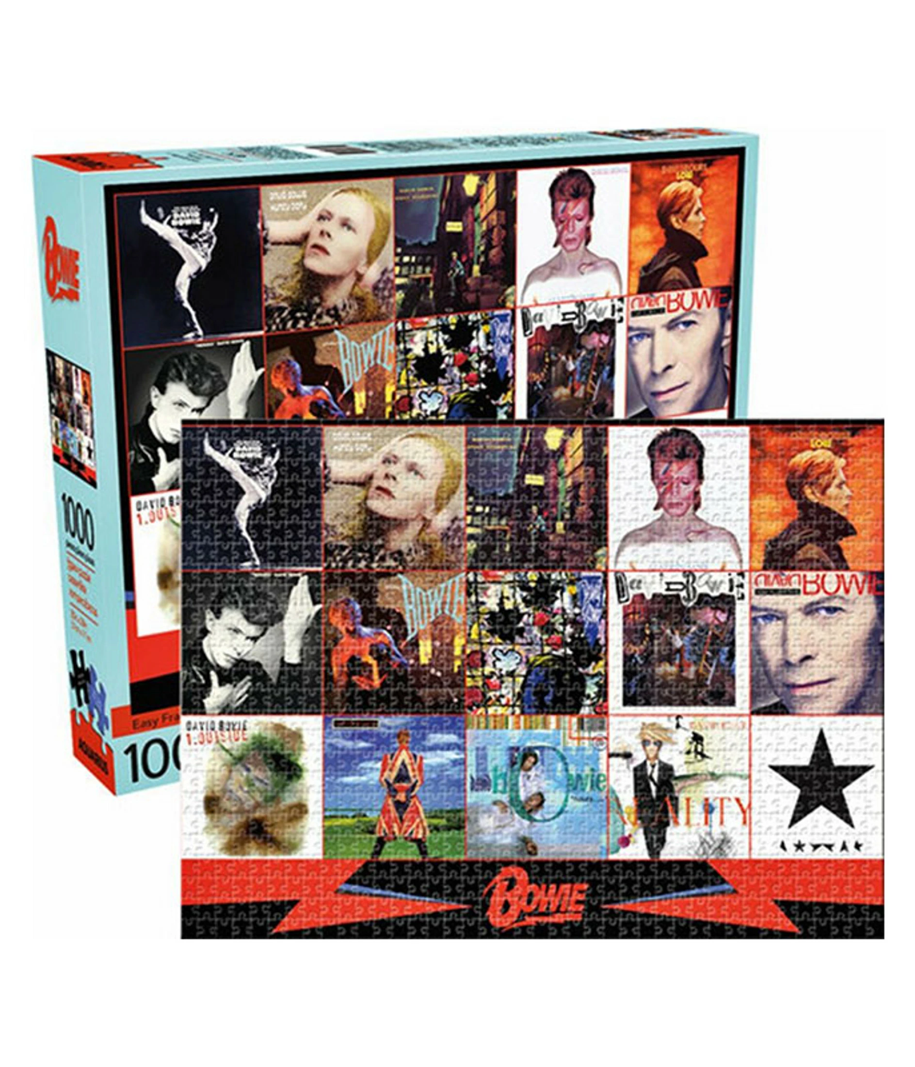 David Bowie Albums 1000pc Puzzle 3 David Bowie Albums 1000pc Puzzle